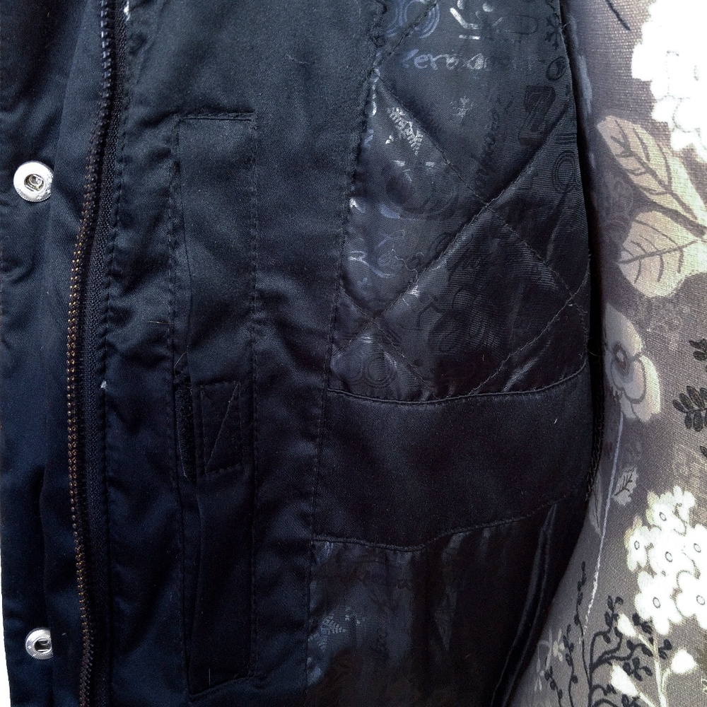 ZERO XPOSUR DOWN Coat Sz M Black Puffer Ski Jacket - Picture 6 of 8
